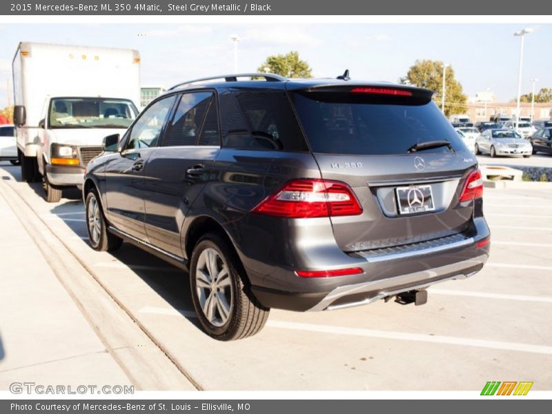 Steel Grey Metallic / Black 2015 Mercedes-Benz ML 350 4Matic