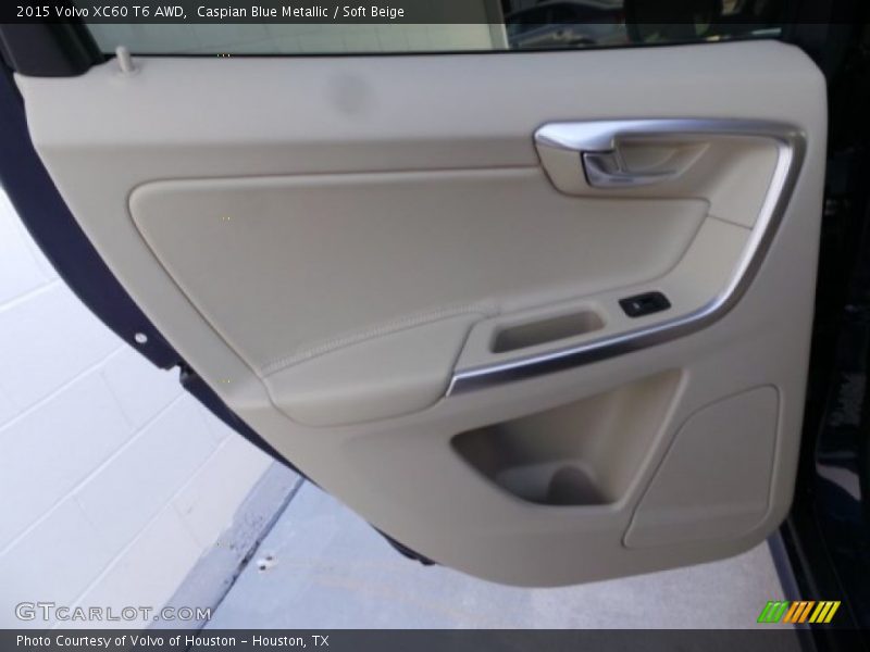 Caspian Blue Metallic / Soft Beige 2015 Volvo XC60 T6 AWD
