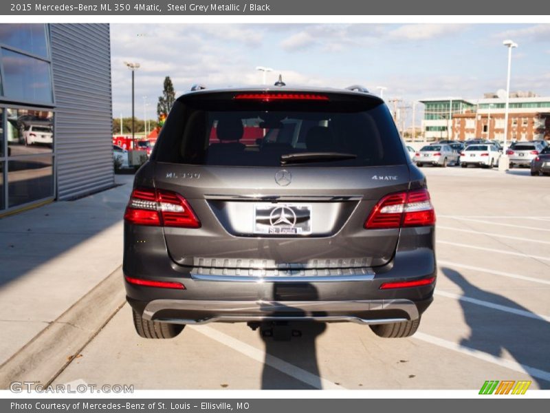 Steel Grey Metallic / Black 2015 Mercedes-Benz ML 350 4Matic