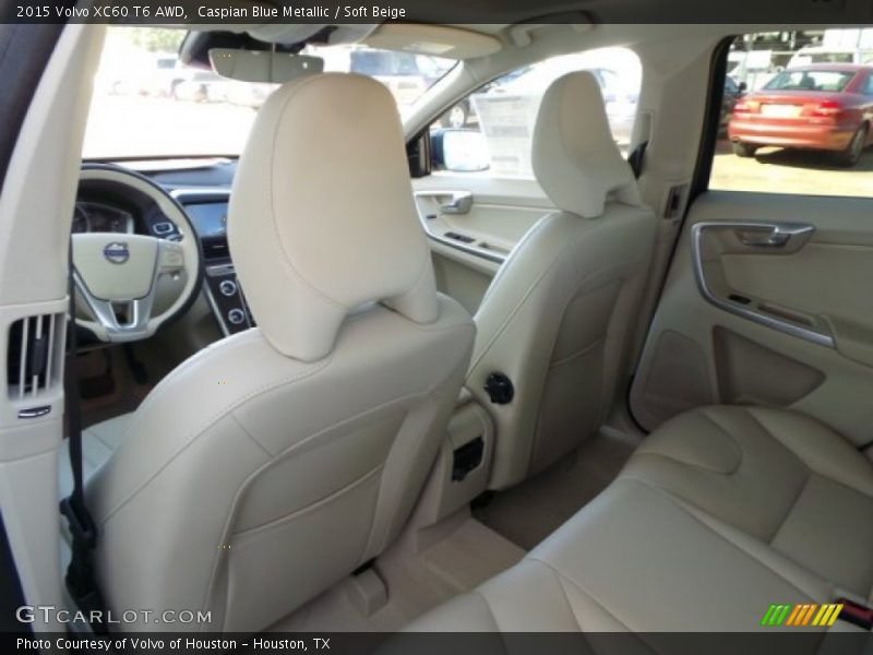 Caspian Blue Metallic / Soft Beige 2015 Volvo XC60 T6 AWD