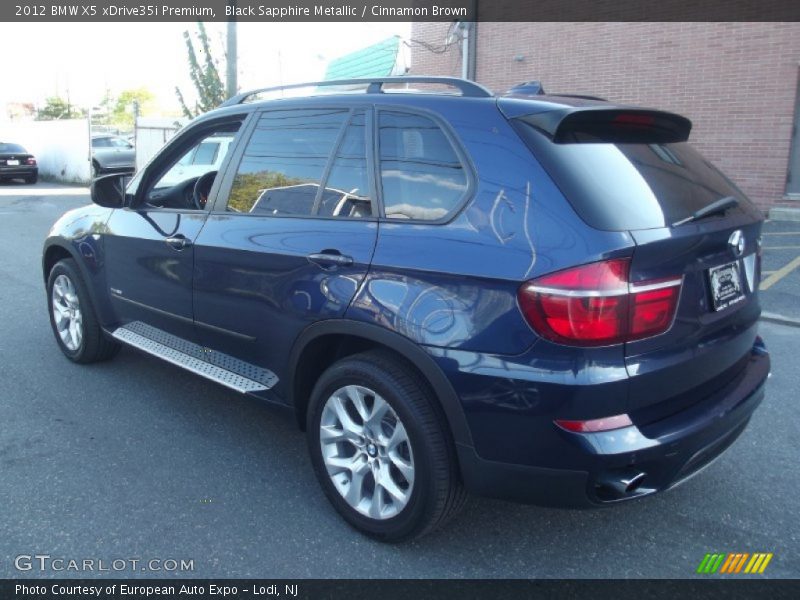 Black Sapphire Metallic / Cinnamon Brown 2012 BMW X5 xDrive35i Premium