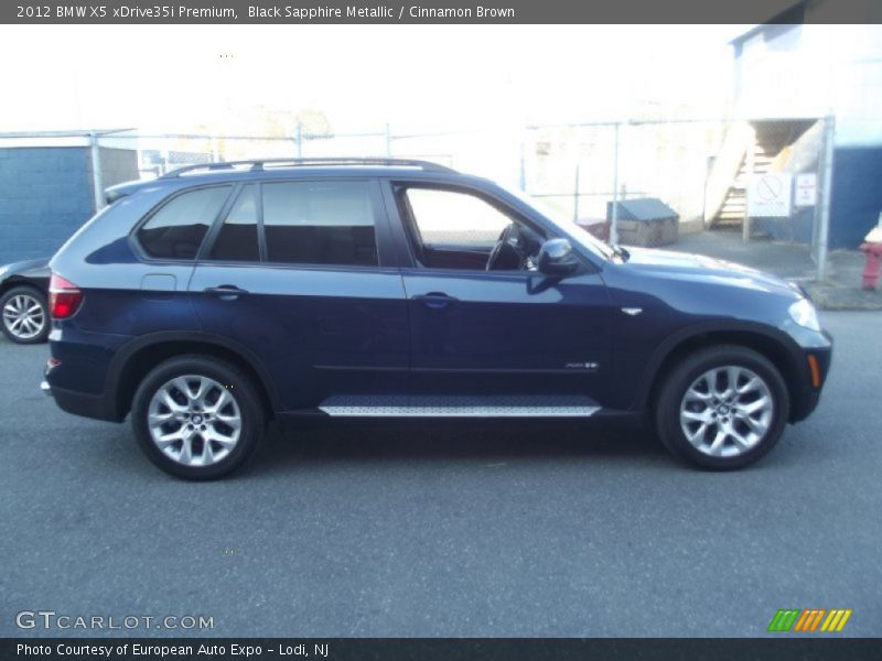 Black Sapphire Metallic / Cinnamon Brown 2012 BMW X5 xDrive35i Premium