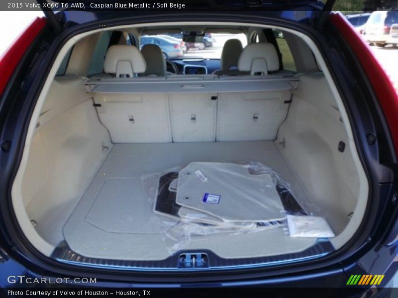 Caspian Blue Metallic / Soft Beige 2015 Volvo XC60 T6 AWD