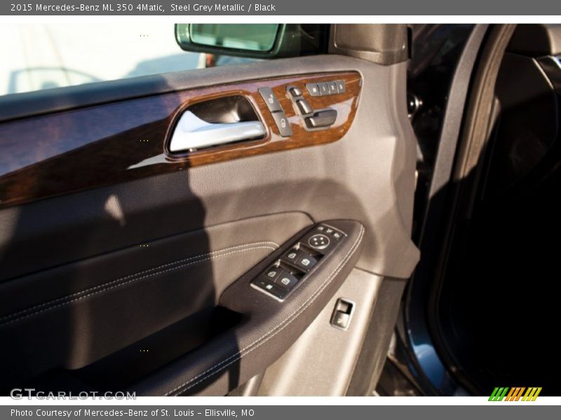 Steel Grey Metallic / Black 2015 Mercedes-Benz ML 350 4Matic