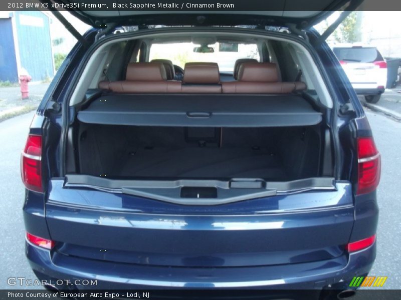 Black Sapphire Metallic / Cinnamon Brown 2012 BMW X5 xDrive35i Premium