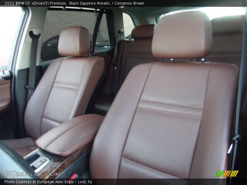 Black Sapphire Metallic / Cinnamon Brown 2012 BMW X5 xDrive35i Premium