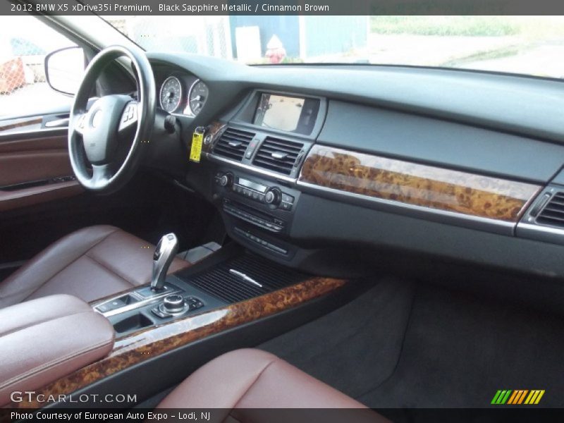 Black Sapphire Metallic / Cinnamon Brown 2012 BMW X5 xDrive35i Premium