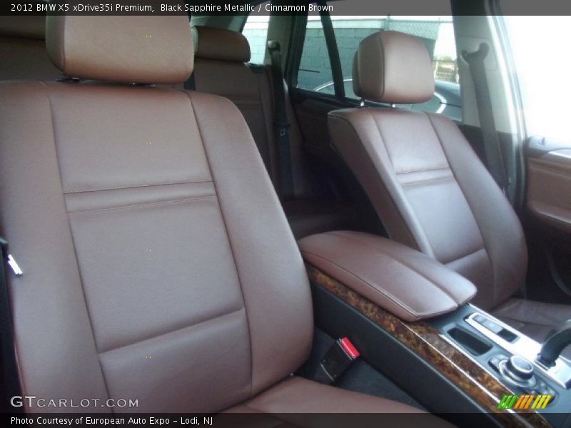 Black Sapphire Metallic / Cinnamon Brown 2012 BMW X5 xDrive35i Premium
