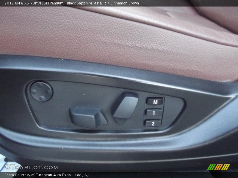 Black Sapphire Metallic / Cinnamon Brown 2012 BMW X5 xDrive35i Premium
