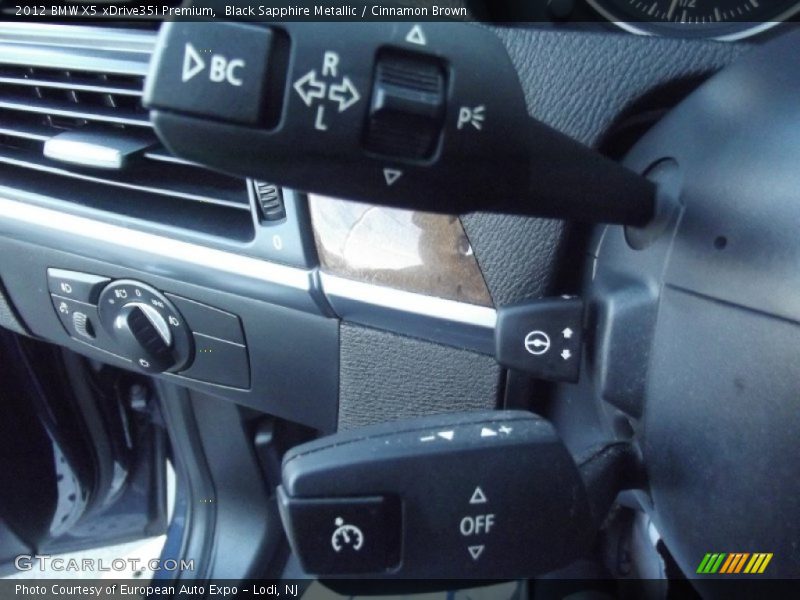 Black Sapphire Metallic / Cinnamon Brown 2012 BMW X5 xDrive35i Premium
