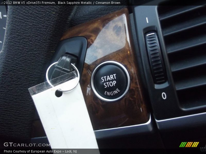 Black Sapphire Metallic / Cinnamon Brown 2012 BMW X5 xDrive35i Premium