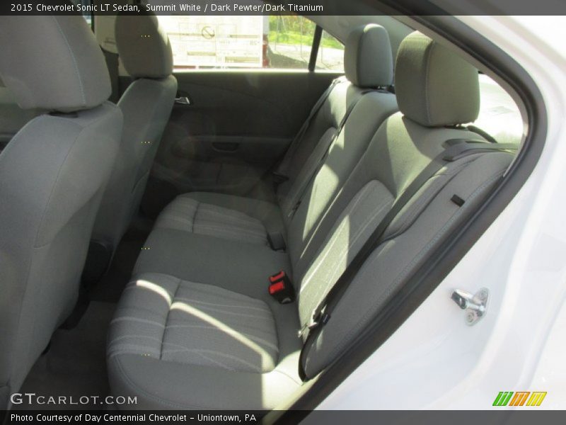 Summit White / Dark Pewter/Dark Titanium 2015 Chevrolet Sonic LT Sedan
