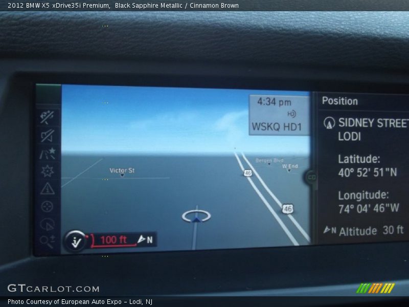 Black Sapphire Metallic / Cinnamon Brown 2012 BMW X5 xDrive35i Premium