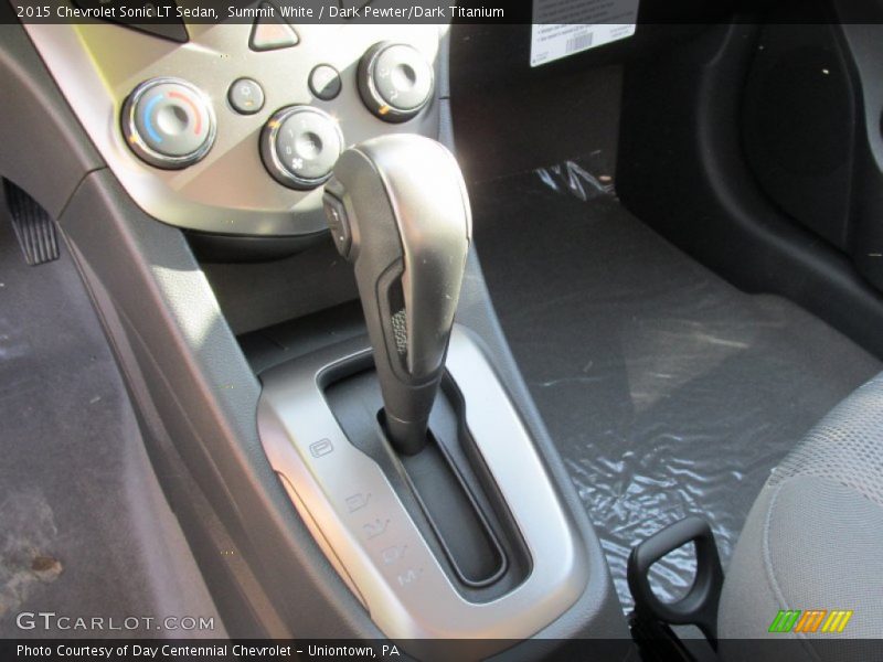 Summit White / Dark Pewter/Dark Titanium 2015 Chevrolet Sonic LT Sedan