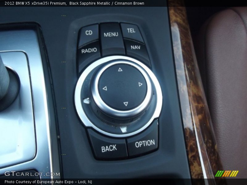 Black Sapphire Metallic / Cinnamon Brown 2012 BMW X5 xDrive35i Premium