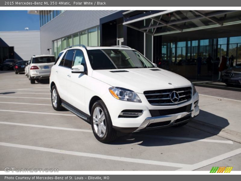 Polar White / Black 2015 Mercedes-Benz ML 350 4Matic