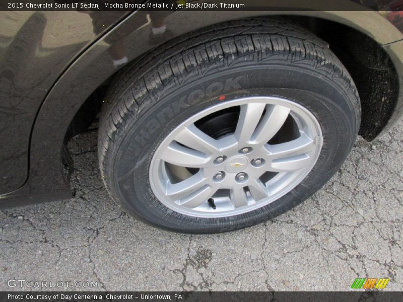 Mocha Bronze Metallic / Jet Black/Dark Titanium 2015 Chevrolet Sonic LT Sedan