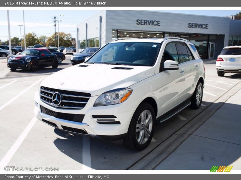 Polar White / Black 2015 Mercedes-Benz ML 350 4Matic