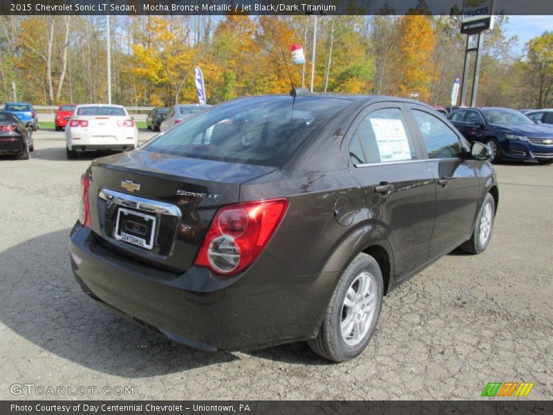 Mocha Bronze Metallic / Jet Black/Dark Titanium 2015 Chevrolet Sonic LT Sedan