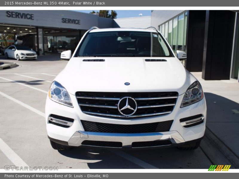 Polar White / Black 2015 Mercedes-Benz ML 350 4Matic