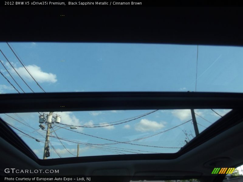 Black Sapphire Metallic / Cinnamon Brown 2012 BMW X5 xDrive35i Premium