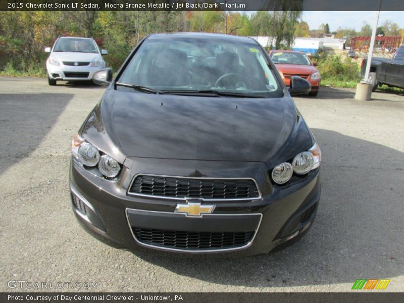 Mocha Bronze Metallic / Jet Black/Dark Titanium 2015 Chevrolet Sonic LT Sedan