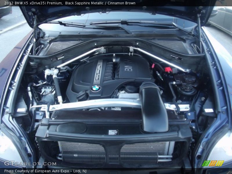 Black Sapphire Metallic / Cinnamon Brown 2012 BMW X5 xDrive35i Premium