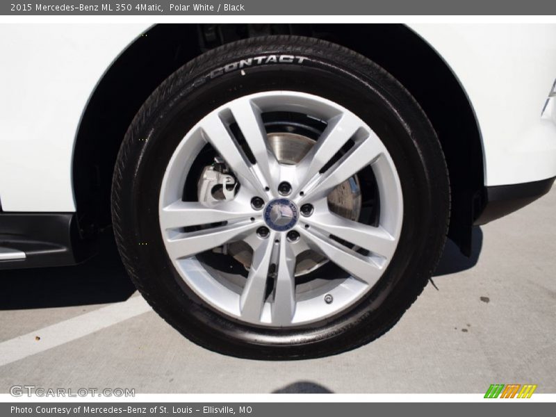 Polar White / Black 2015 Mercedes-Benz ML 350 4Matic