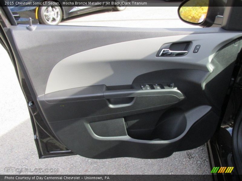 Mocha Bronze Metallic / Jet Black/Dark Titanium 2015 Chevrolet Sonic LT Sedan