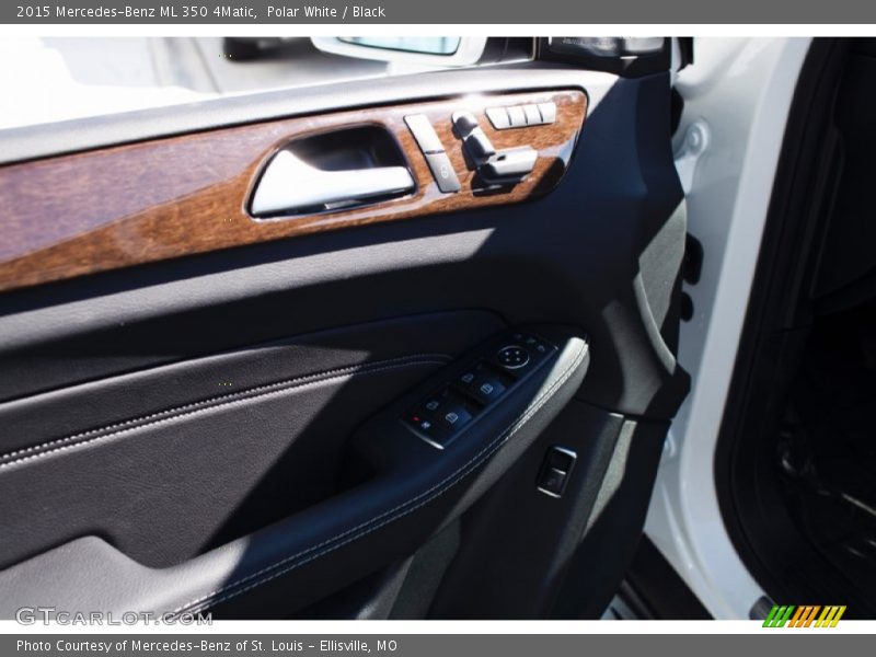 Polar White / Black 2015 Mercedes-Benz ML 350 4Matic