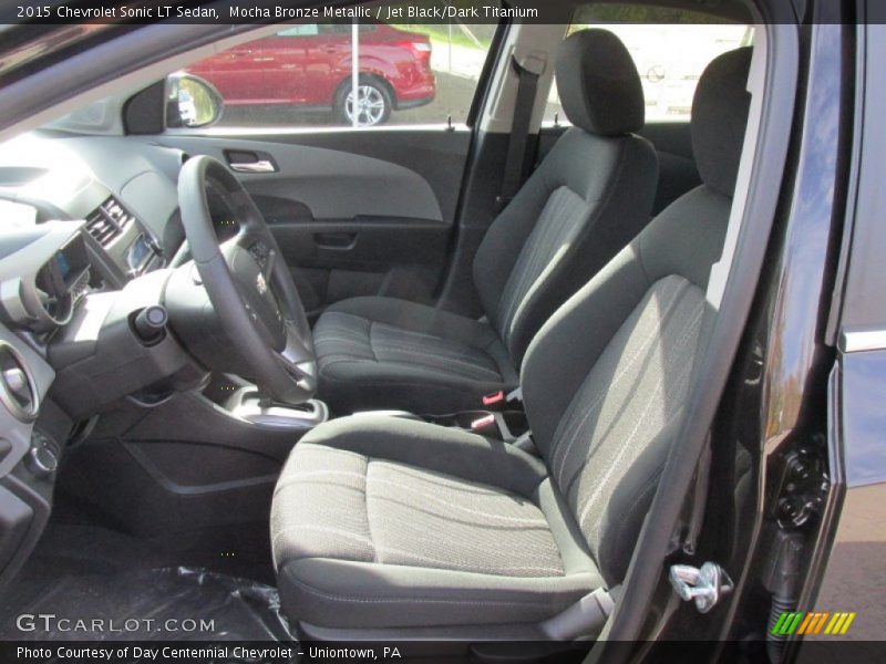 Mocha Bronze Metallic / Jet Black/Dark Titanium 2015 Chevrolet Sonic LT Sedan