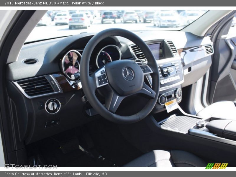Polar White / Black 2015 Mercedes-Benz ML 350 4Matic