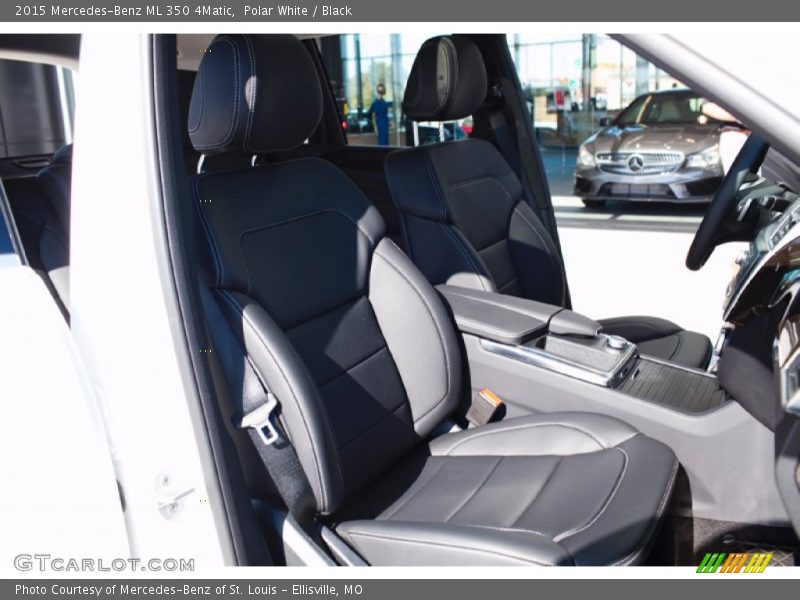 Polar White / Black 2015 Mercedes-Benz ML 350 4Matic