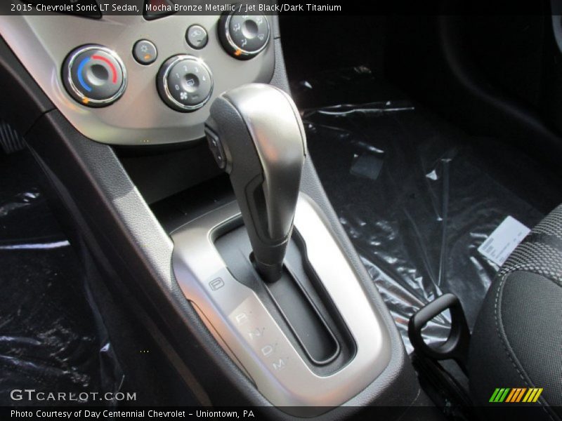 Mocha Bronze Metallic / Jet Black/Dark Titanium 2015 Chevrolet Sonic LT Sedan