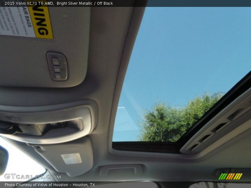 Bright Silver Metallic / Off Black 2015 Volvo XC70 T6 AWD