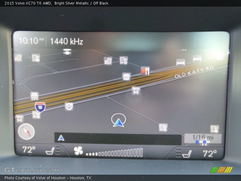 Navigation of 2015 XC70 T6 AWD