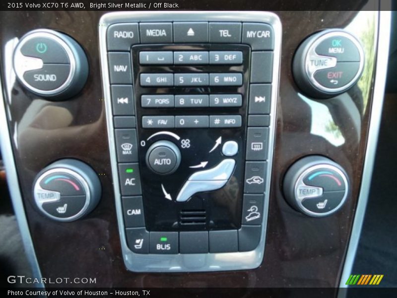 Controls of 2015 XC70 T6 AWD