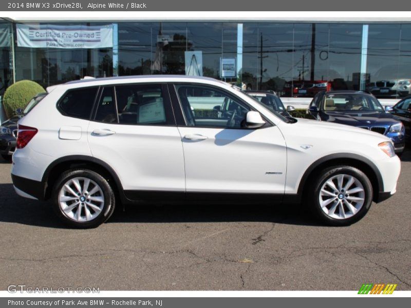 Alpine White / Black 2014 BMW X3 xDrive28i