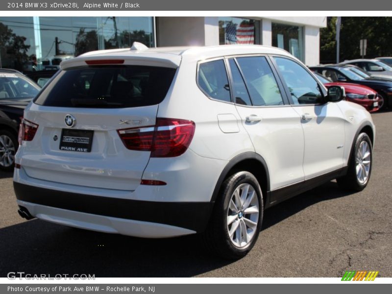 Alpine White / Black 2014 BMW X3 xDrive28i