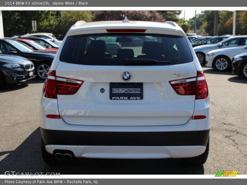 Alpine White / Black 2014 BMW X3 xDrive28i