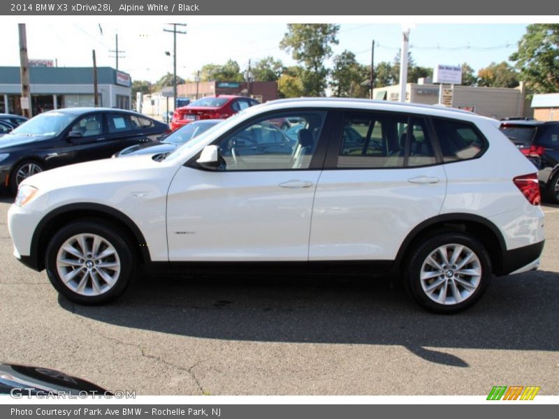 Alpine White / Black 2014 BMW X3 xDrive28i