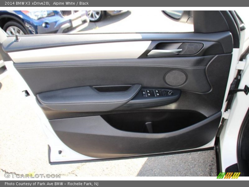 Alpine White / Black 2014 BMW X3 xDrive28i