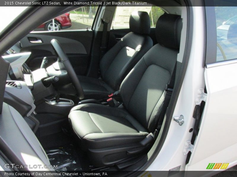 Front Seat of 2015 Sonic LTZ Sedan