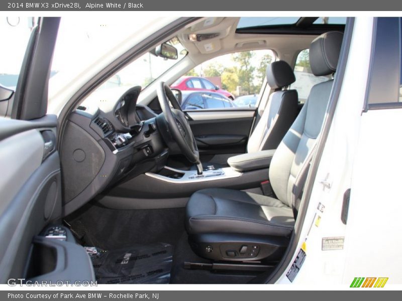 Alpine White / Black 2014 BMW X3 xDrive28i