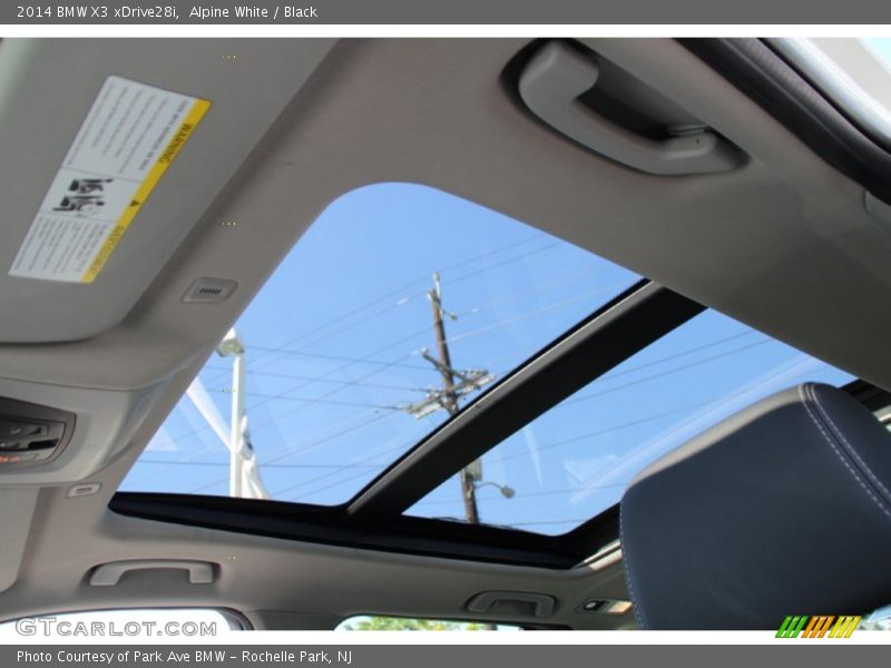 Alpine White / Black 2014 BMW X3 xDrive28i