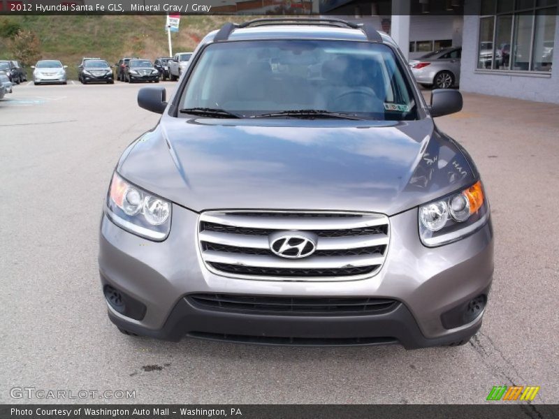 Mineral Gray / Gray 2012 Hyundai Santa Fe GLS
