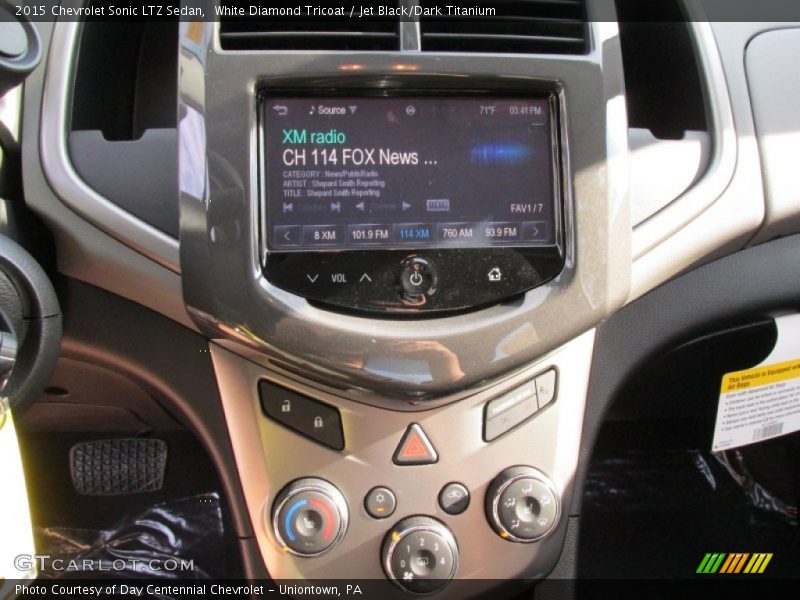 Controls of 2015 Sonic LTZ Sedan