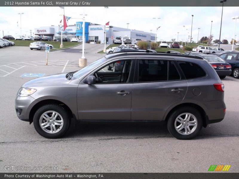 Mineral Gray / Gray 2012 Hyundai Santa Fe GLS