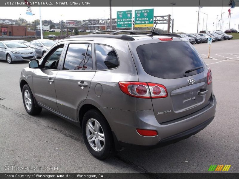 Mineral Gray / Gray 2012 Hyundai Santa Fe GLS