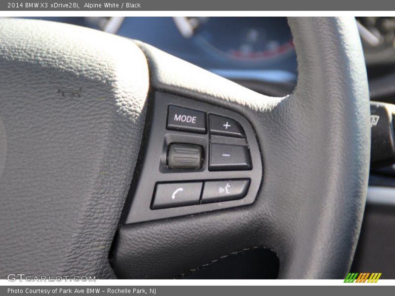 Alpine White / Black 2014 BMW X3 xDrive28i